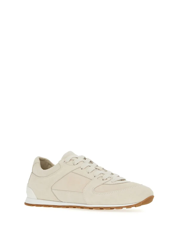 Brunello Cucinelli Beige Low Top Sneakers - Image 2
