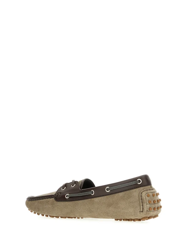 Brunello Cucinelli Beige Driving Shoes - Image 3