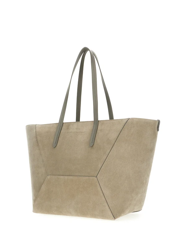 Brunello Cucinelli Beige Tote Bags - Image 2