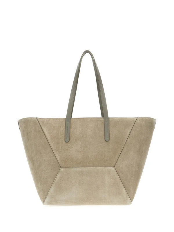 Brunello Cucinelli Beige Tote Bags - Image 3