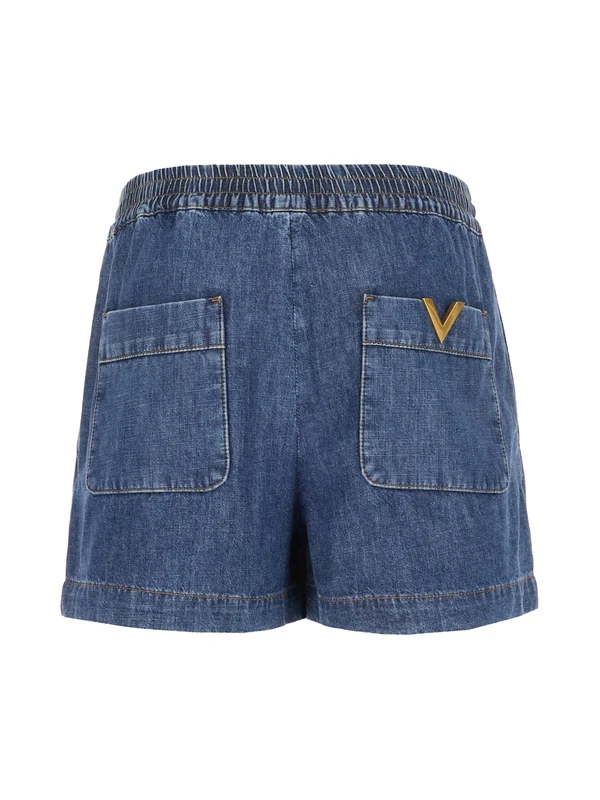 Valentino Blue Shorts - Image 2