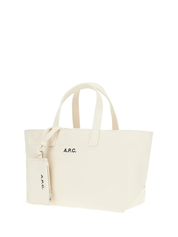 A.P.C. Ivory Tote Bags - Image 2