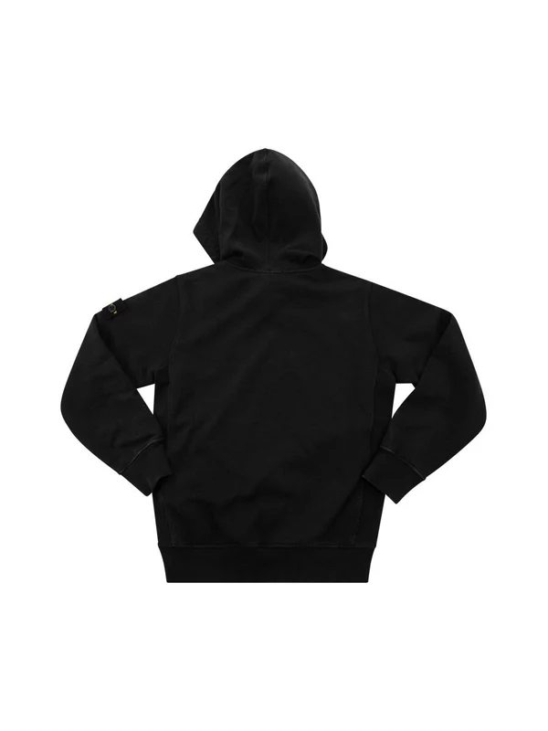 Stone Island Black Hoodies - Image 2