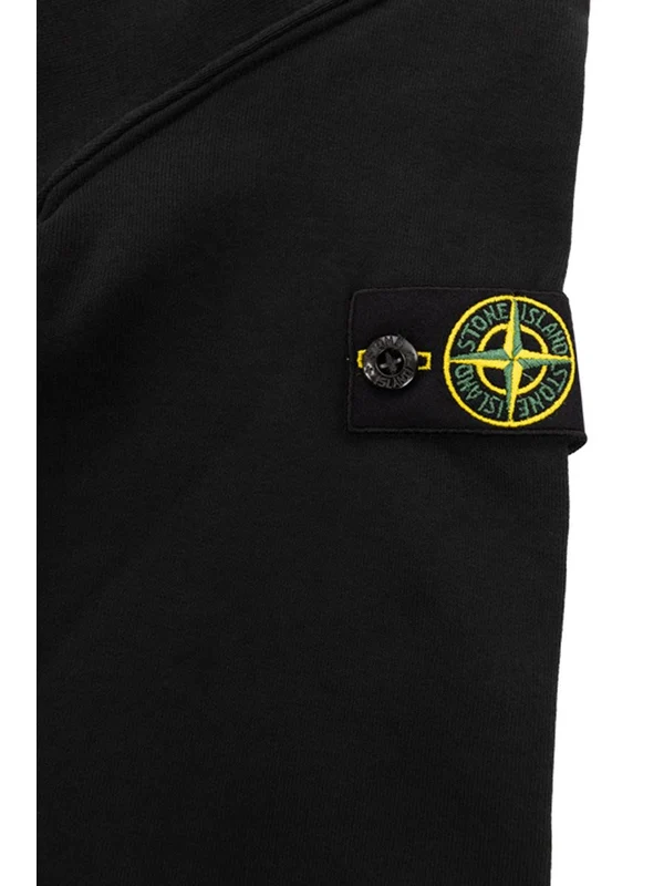 Stone Island Black Sweatshirts - Image 3