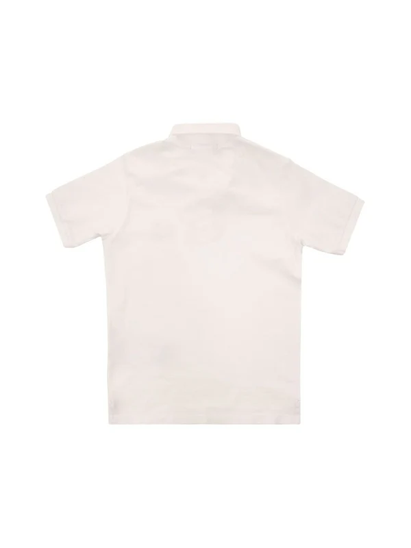 Stone Island White Polo Shirts - Image 2