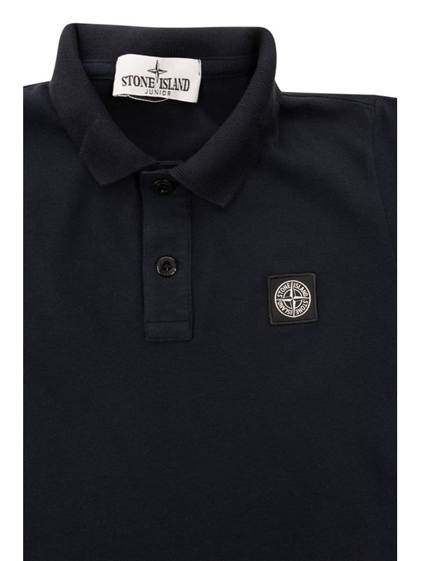 Stone Island Navy Polo Shirts - Image 3