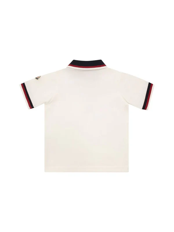 Moncler Ivory Polo Shirts - Image 2