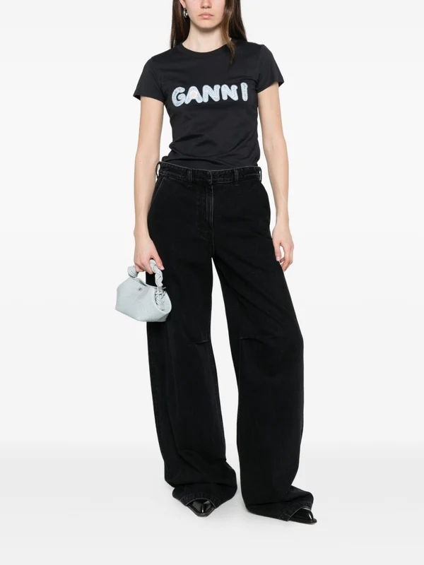 Ganni Black Half Sleeve - Image 3