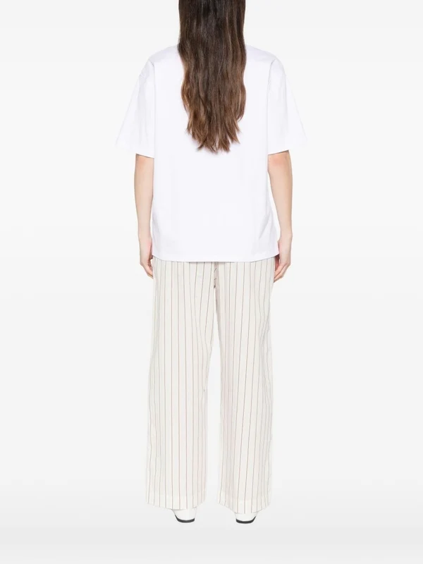 Ganni White Half Sleeve - Image 4