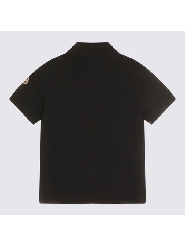 Moncler Black Polo Shirts - Image 2