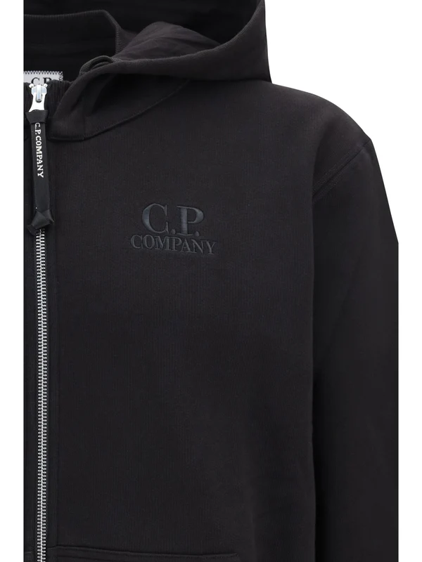 C.P. Company Black Hoodies - Image 3