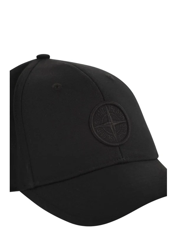 Stone Island Black Cap - Image 4