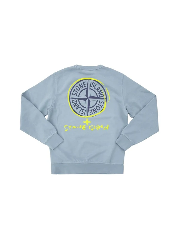 Stone Island Blue Sweatshirts - Image 2