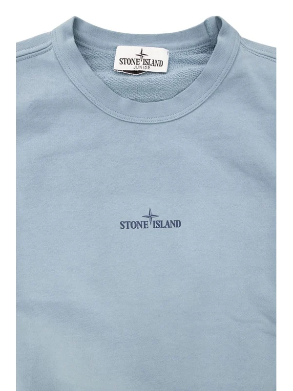 Stone Island Blue Sweatshirts - Image 3