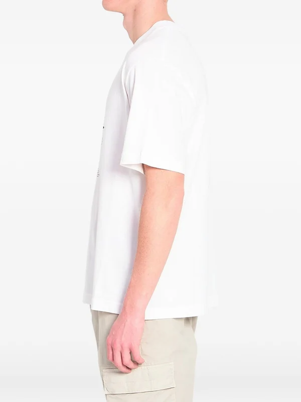Stone Island White Half Sleeve - Image 5