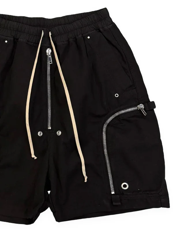 Rick Owens Drkshdw Black Shorts - Image 2