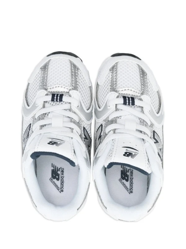 New Balance White Low Top Sneakers - Image 3