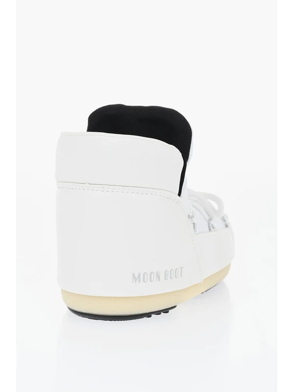 Moon Boot White Lace-Up Boots - Image 3