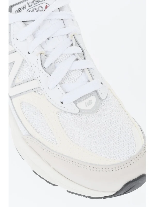 New Balance White Low Top Sneakers - Image 4