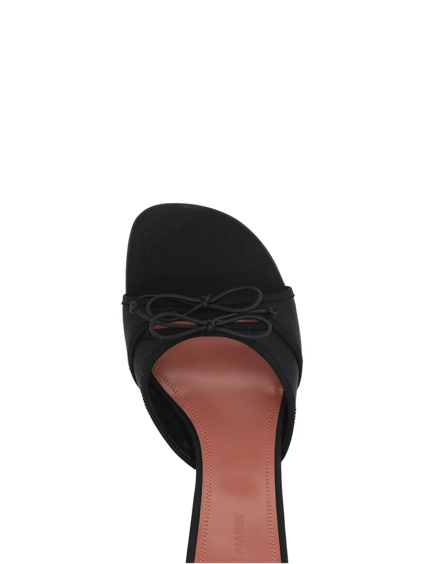 Amina Muaddi Black Sandal Heels - Image 2