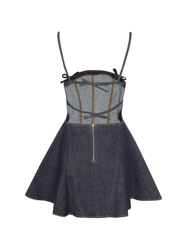 Self-Portrait Blue Mini Dress - Image 2