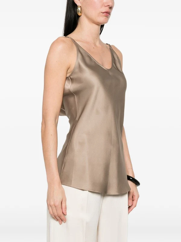 Brunello Cucinelli Brown Sleeveless - Image 5