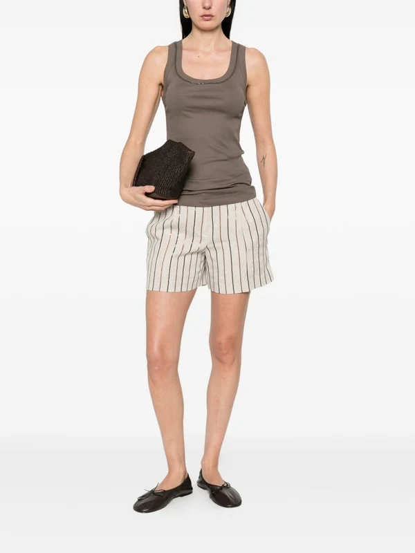 Brunello Cucinelli Beige Sleeveless - Image 4