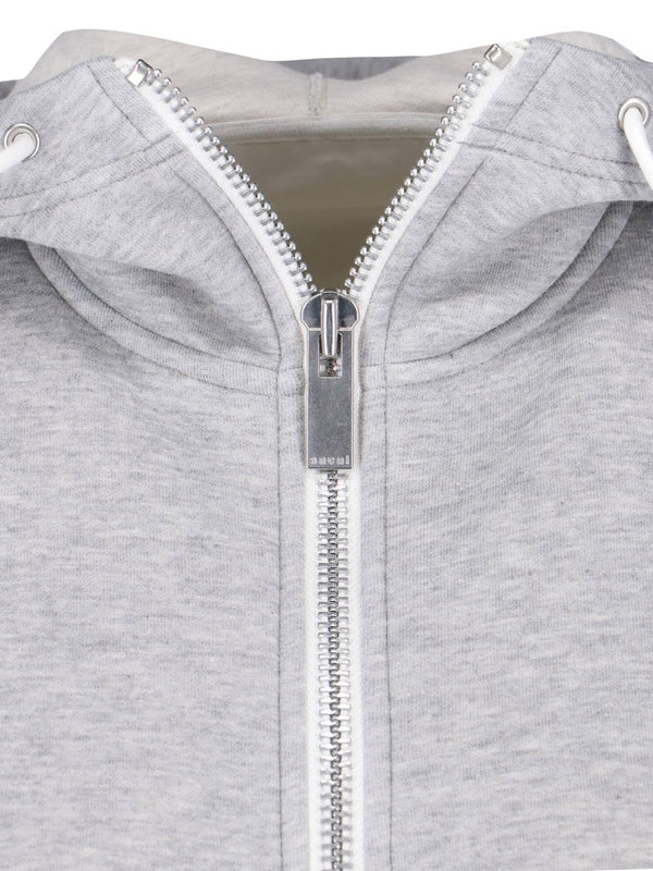 Sacai Grey White Hoodies - Image 4