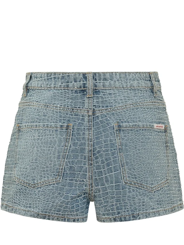 Rhinestone Denim Pants - Image 2