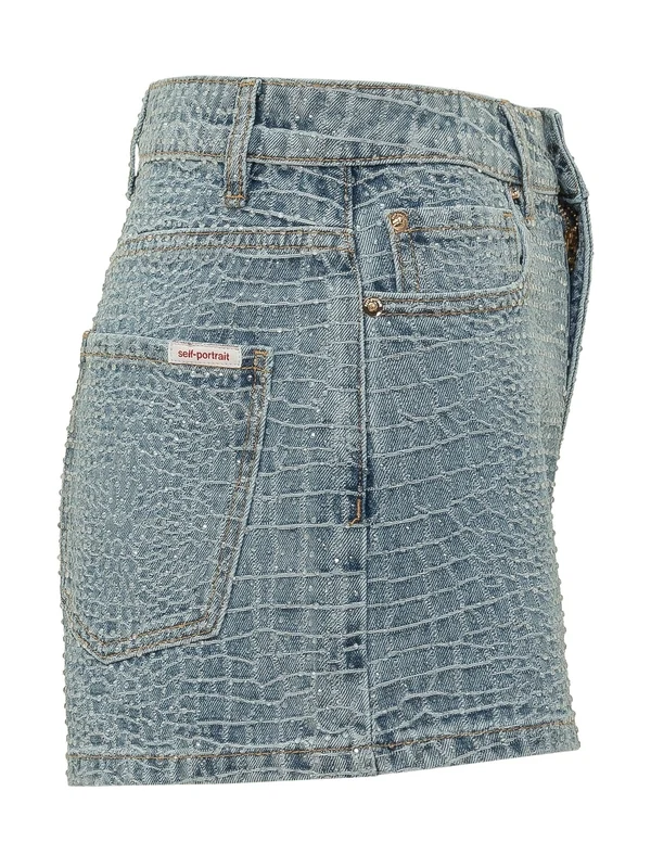 Rhinestone Denim Pants - Image 3