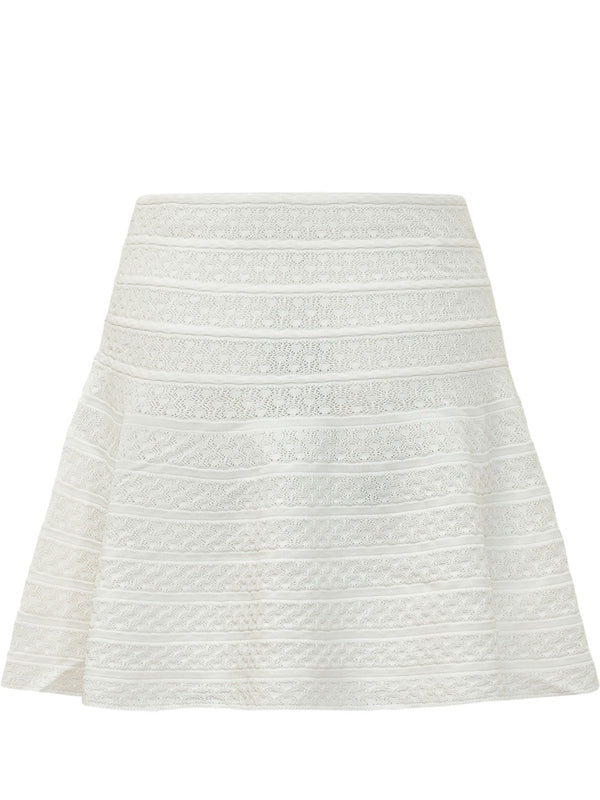 Pearl Embellished Mini Skirt - Image 2