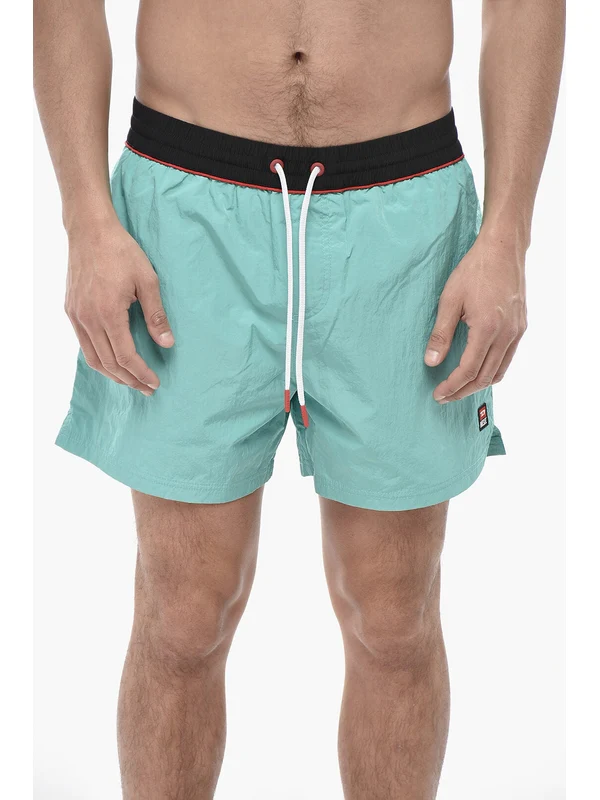Diesel Blue Swim Shorts - Image 2