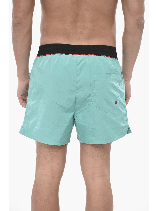 Diesel Blue Swim Shorts - Image 3