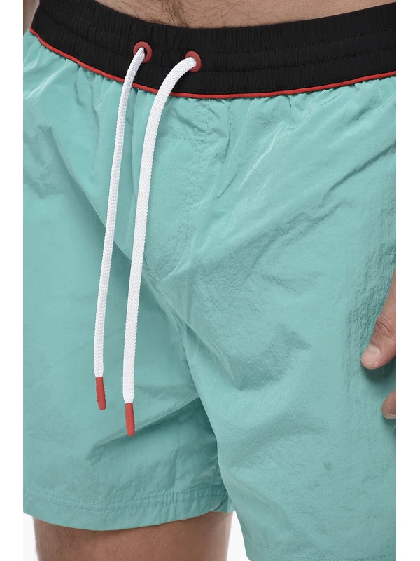 Diesel Blue Swim Shorts - Image 4