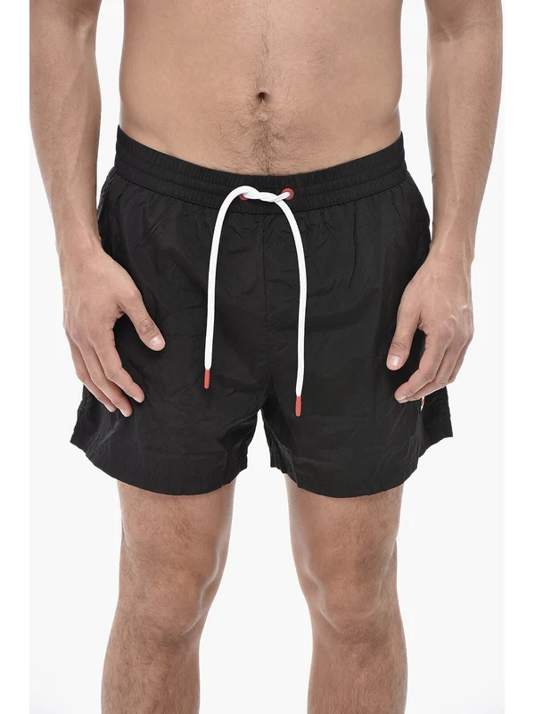 Diesel Black Swim Shorts - Image 2