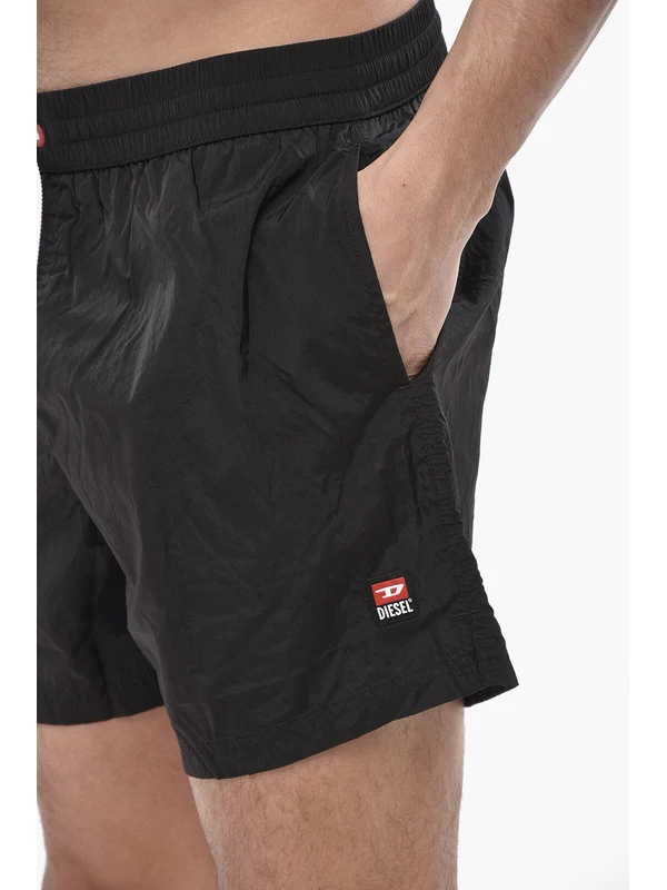 Diesel Black Swim Shorts - Image 4