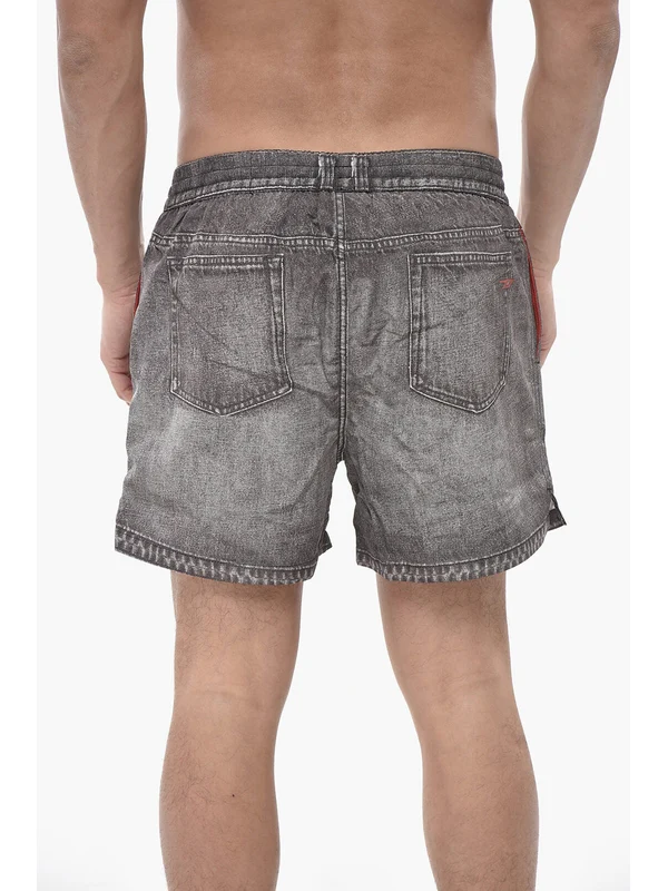 Diesel Grey Swim Shorts - Image 3