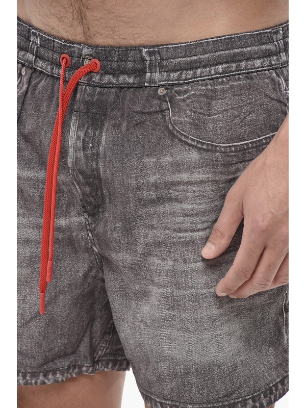 Diesel Grey Swim Shorts - Image 4