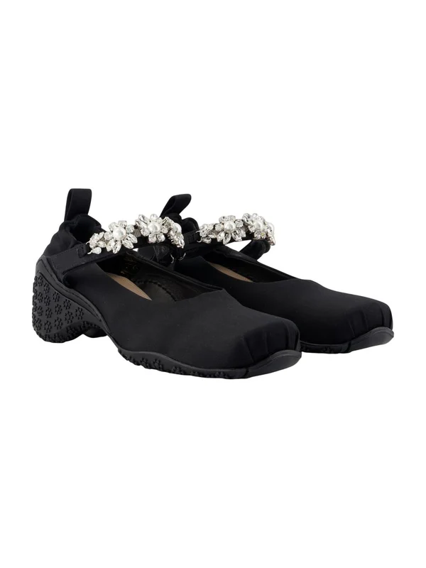 Simone Rocha Black Flat Shoes - Image 2