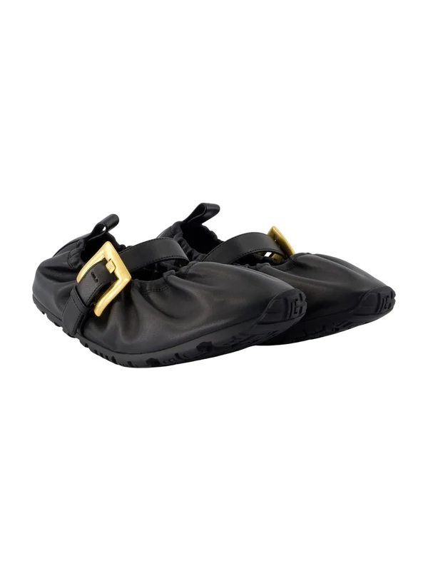 Balmain Black Flat Shoes - Image 2