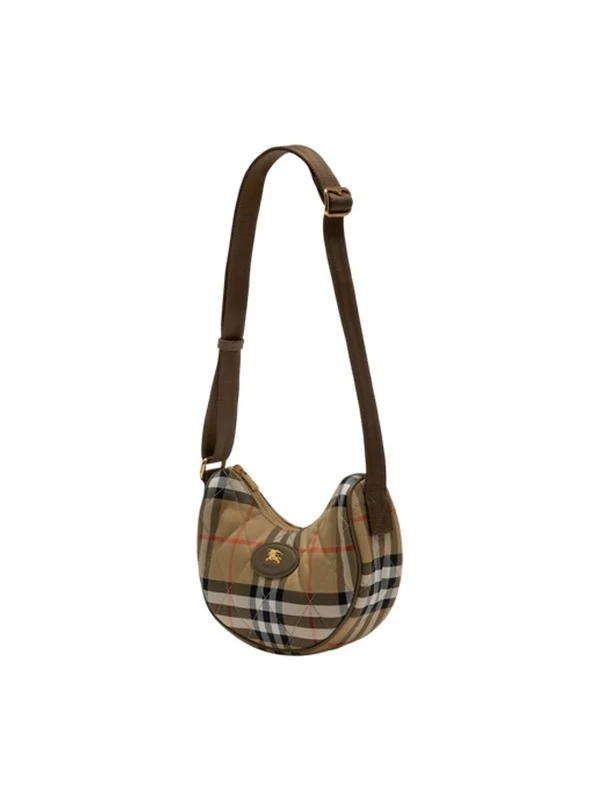 Burberry Beige Checked Crossbody & Shoulder Bags - Image 2