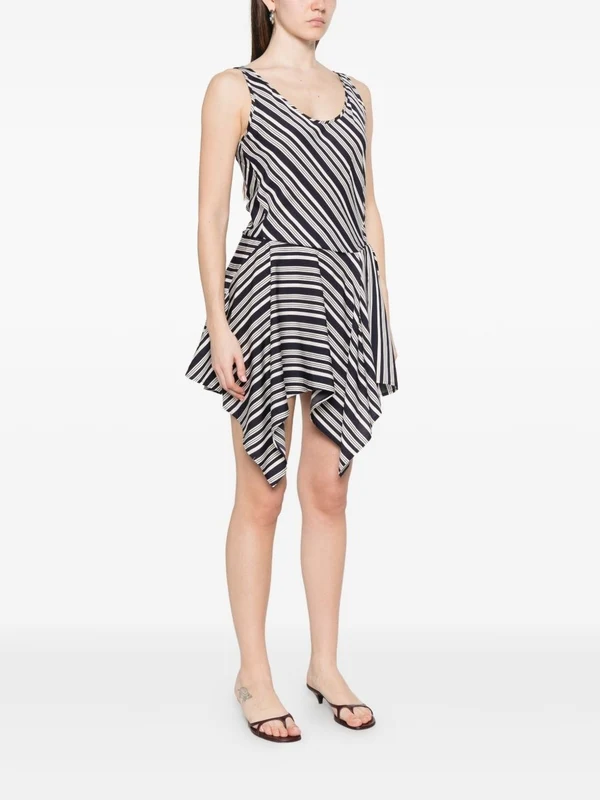 Iro Striped Mini Dress - Image 3