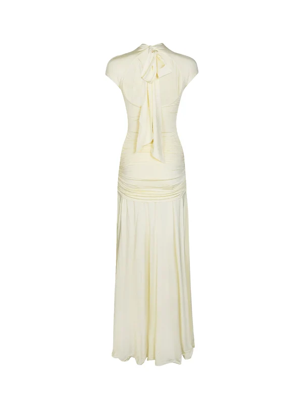 Self-Portrait Yellow Long Dress - Image 2
