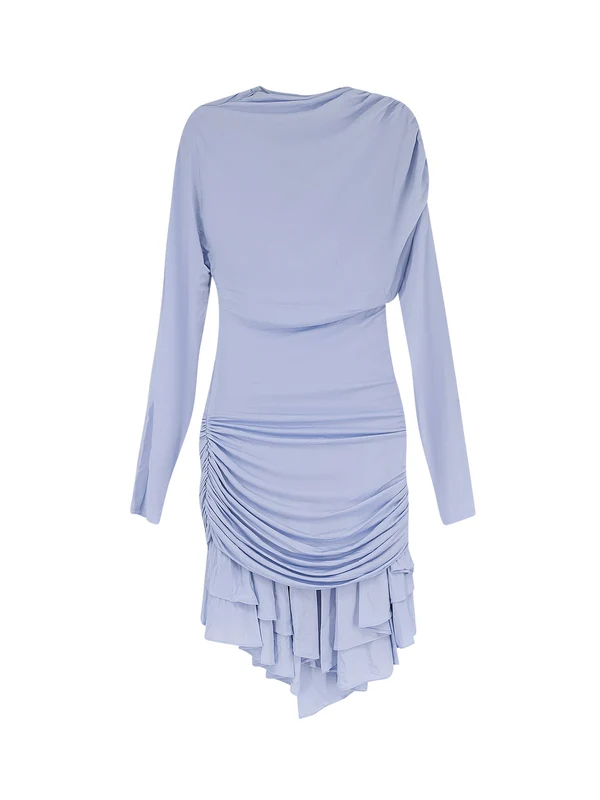 Self-Portrait Blue Mini Dress - Image 2