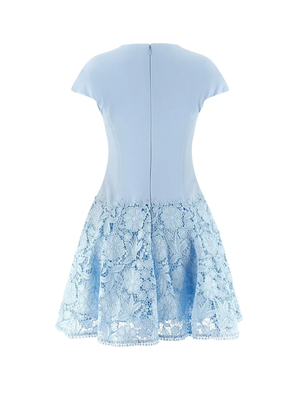 Self-Portrait Blue Mini Dress - Image 2