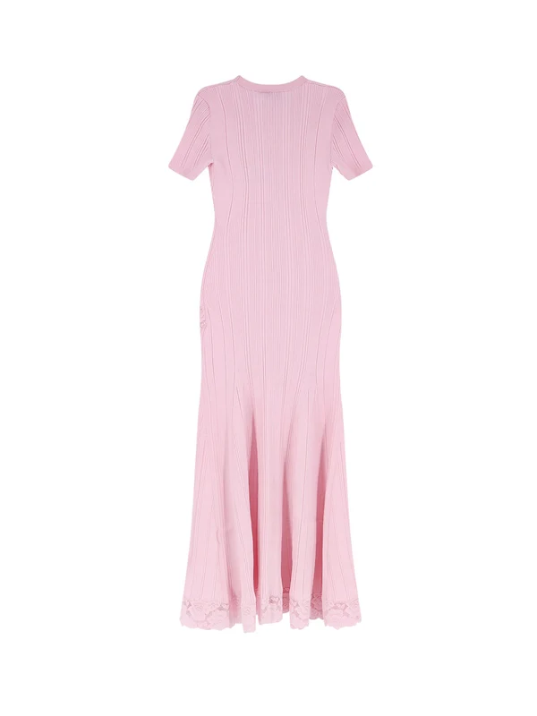 Self-Portrait Pink Midi Dress - Image 2