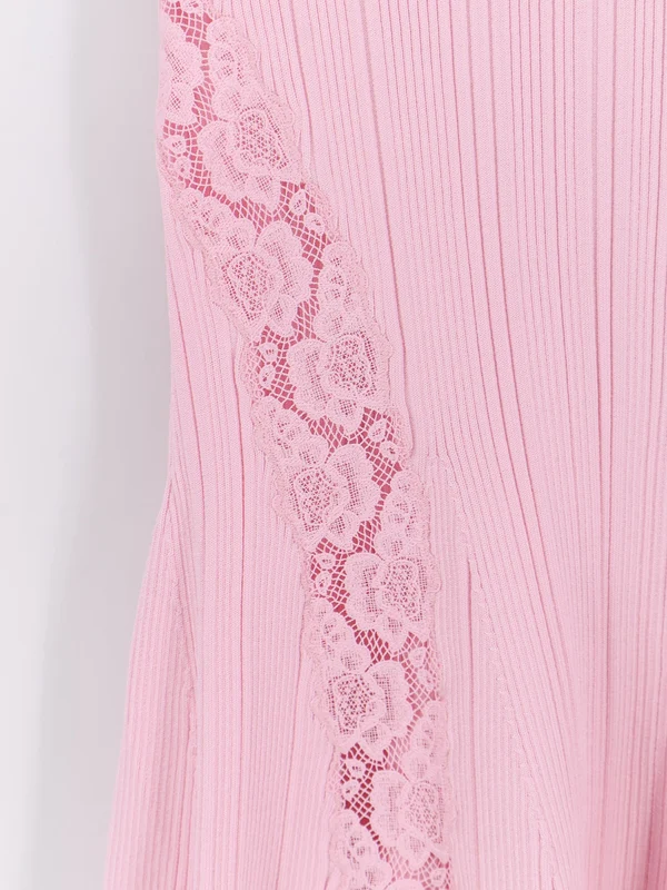 Self-Portrait Pink Midi Dress - Image 3