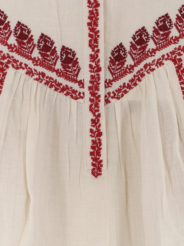 Isabel Marant Etoile Red Ivory Shirts & Blouses - Image 3
