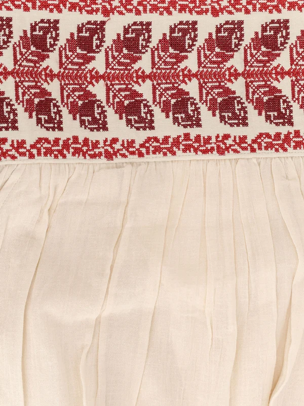 Isabel Marant Etoile Red Ivory Skirts - Image 3
