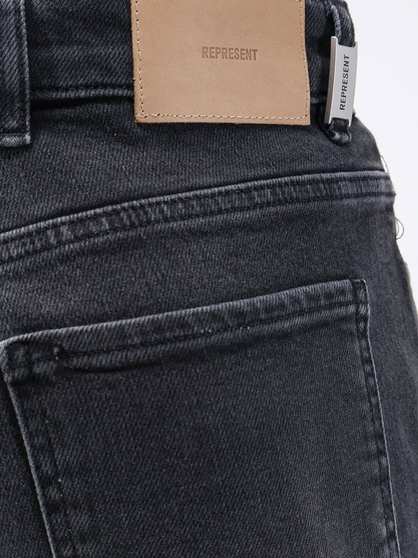 Represent Black Denim Pants - Image 3